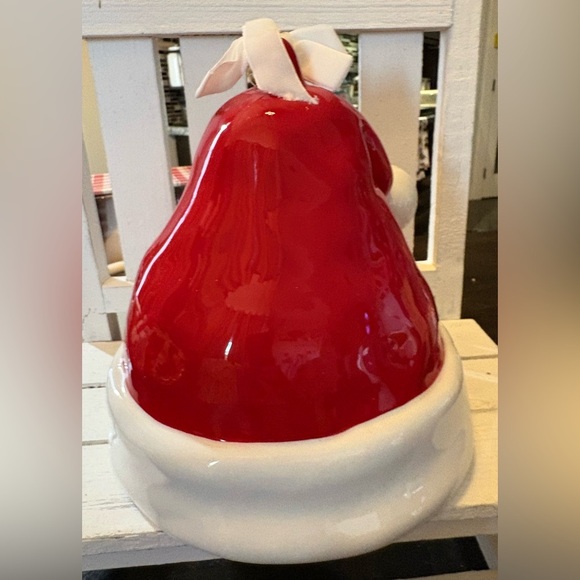 Rae Dunn Red Santa's Workshop BH - Picture 3 of 3